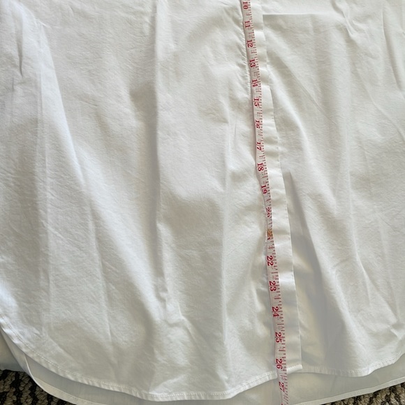 White boyfriend style button down - Picture 5 of 5